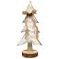 Fuzzy Christmas Tree On Base (Pack of 4)
