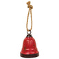 Distressed Red Bell Ornament (Pack of 4)