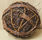Glitter Rattan Ball 4" (Pack of 4)