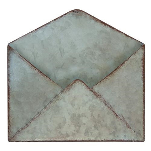 Vintage Galvanized Envelope 12" (Pack of 2)