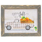 Happy Fall Framed Print Gray Frame