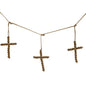 Natural Bead Cross Garland