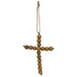 '+Natural Bead Hanging Cross (Pack of 4)