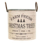 2/Set Farm Fresh Christmas Trees Buckets