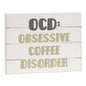 Obsessive Coffee Disorder Block 6.5"x5" (Pack of 4)