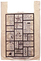 100/Pkg Primitive Blessings Plastic Bags 23 x12 x6"