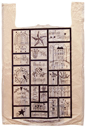 1000/Pkg Primitive Blessings Plastic Bags 23 x12x6"