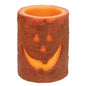 Jack-O'-Lantern Timer Pillar 4" (Pack of 2)
