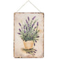 Lavender Tin Sign (Pack of 4)