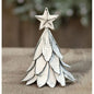 Whitewashed Metal Christmas Tree 5.5" (Pack of 4)