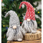 Furry Santa Gnome w/Red/Gray Hat 2 Asstd. (Pack of 2)