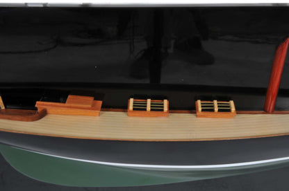 Pen Duick Half-Hull Scaled Model Boat Yacht Handmade