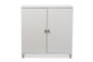 Baxton Studio Marcy Modern and Contemporary White Wood Entryway Handbags or School Bags Storage Sideboard Cabinet