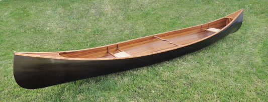 Wooden Canoe Dark Stained Finish 18 ft