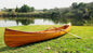 Wooden Canoe With Ribs Curved Bow 12 ft