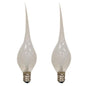 2/Pkg 7 Watt Clear Silicone Bulbs Candelabra Base (Pack of 4)
