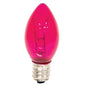 Pink Replacement Bulb Candelabra Base 5 W (Pack of 4)