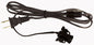 Black Snap-In Candelabra Socket (Pack of 4)