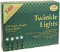 Twinkle Lights Green Cord 140 ct