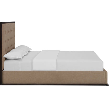 Madeline Upholstered Fabric Queen Bed Frame by Modway