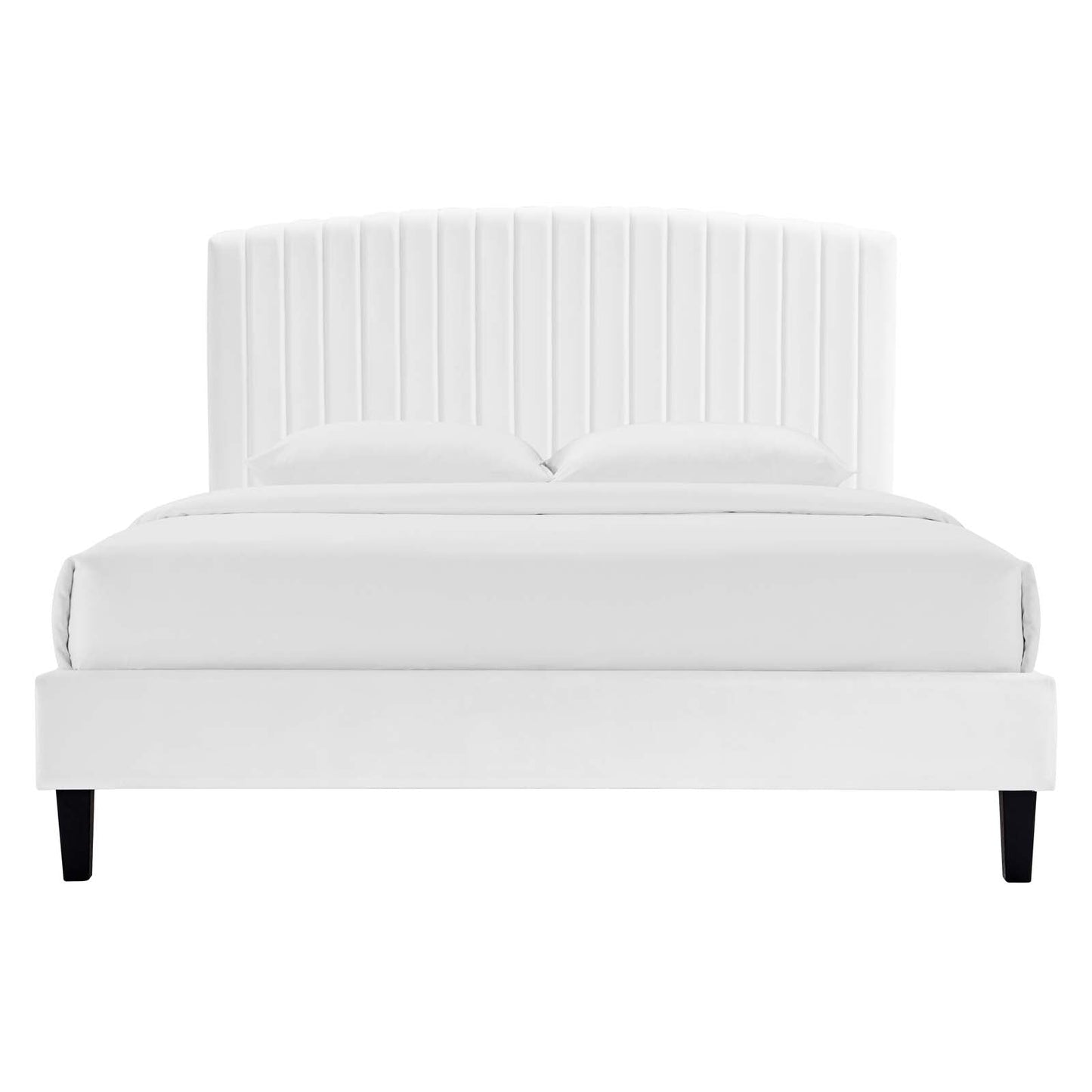 Alessi Performance Velvet Queen Platform Bed by Modway