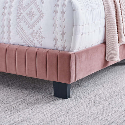Celine Channel Tufted Performance Velvet King Bed by Modway