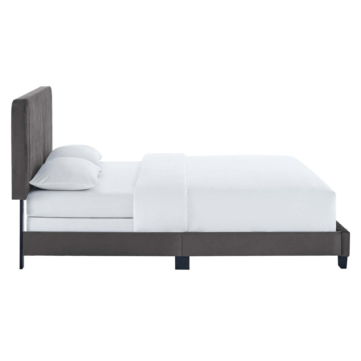 Celine Channel Tufted Performance Velvet King Bed by Modway