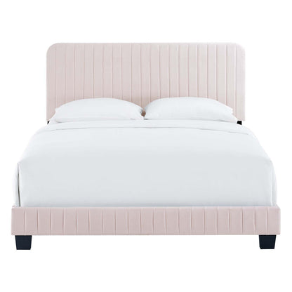 Celine Channel Tufted Performance Velvet King Bed by Modway