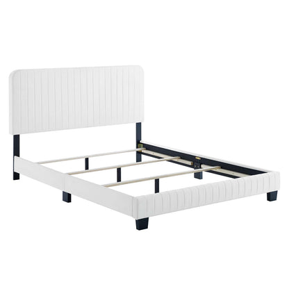 Celine Channel Tufted Performance Velvet King Bed by Modway