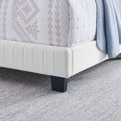 Celine Channel Tufted Performance Velvet King Bed by Modway