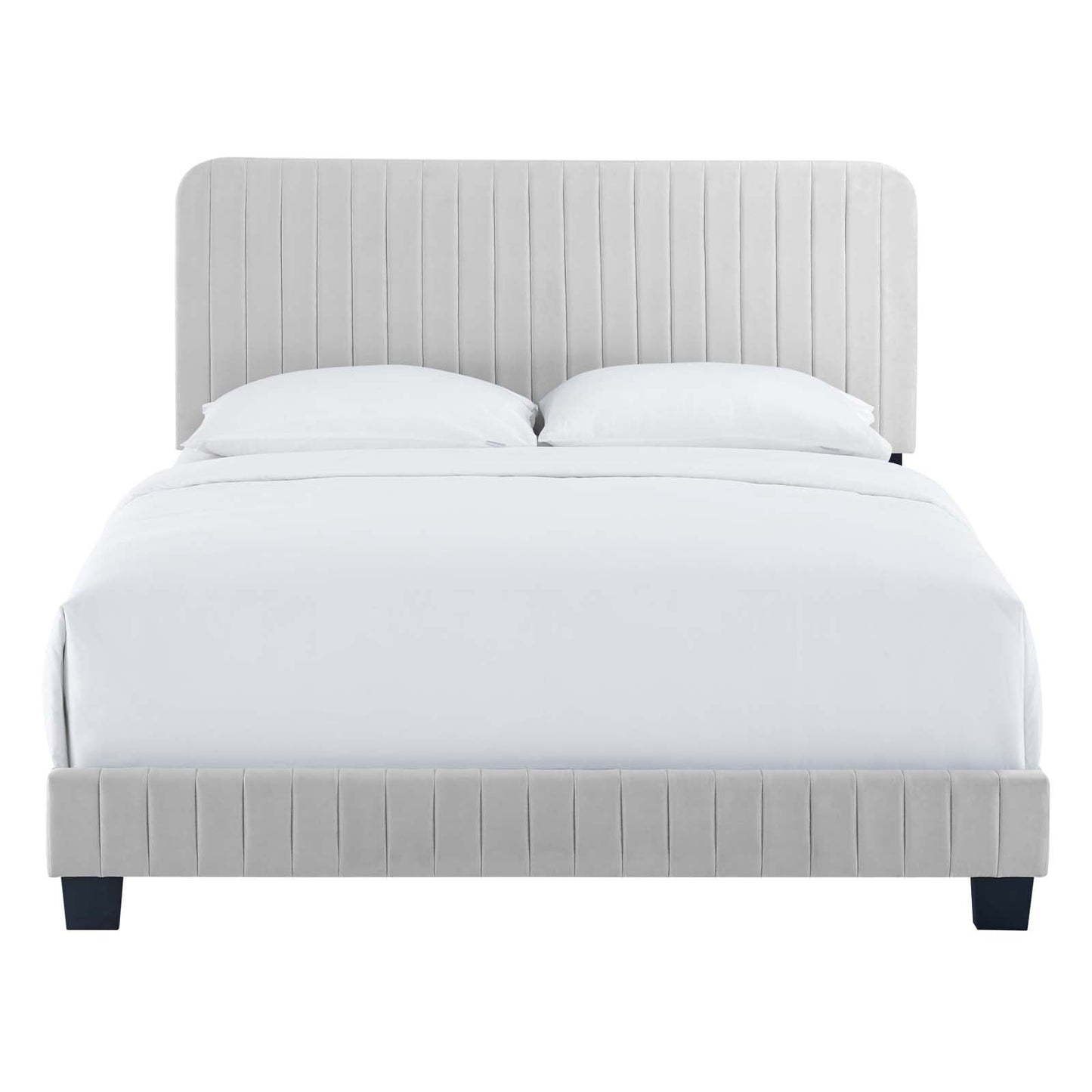 Celine Channel Tufted Performance Velvet Full Bed by Modway