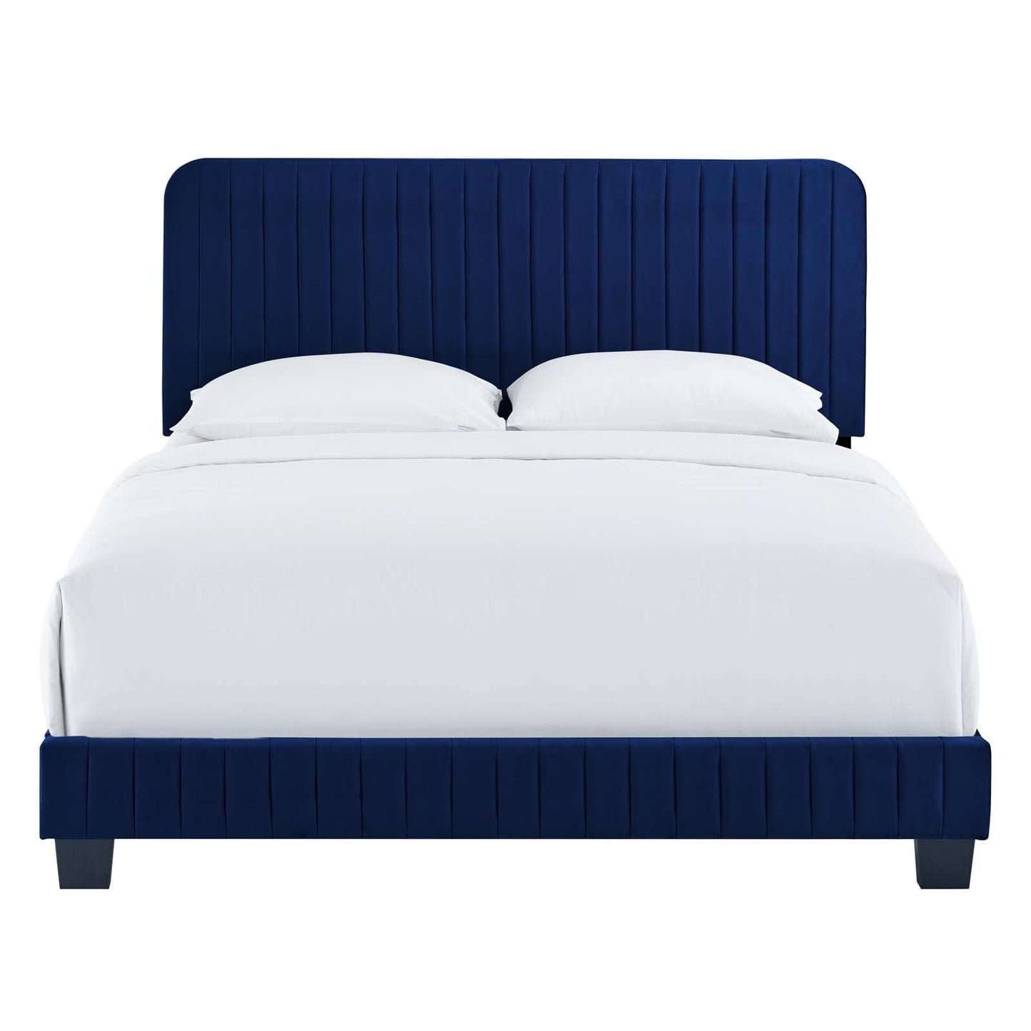 Celine Channel Tufted Performance Velvet Twin Bed by Modway