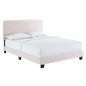 Celine Channel Tufted Performance Velvet King Platform Bed by Modway