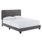 Celine Channel Tufted Performance Velvet Queen Platform Bed by Modway
