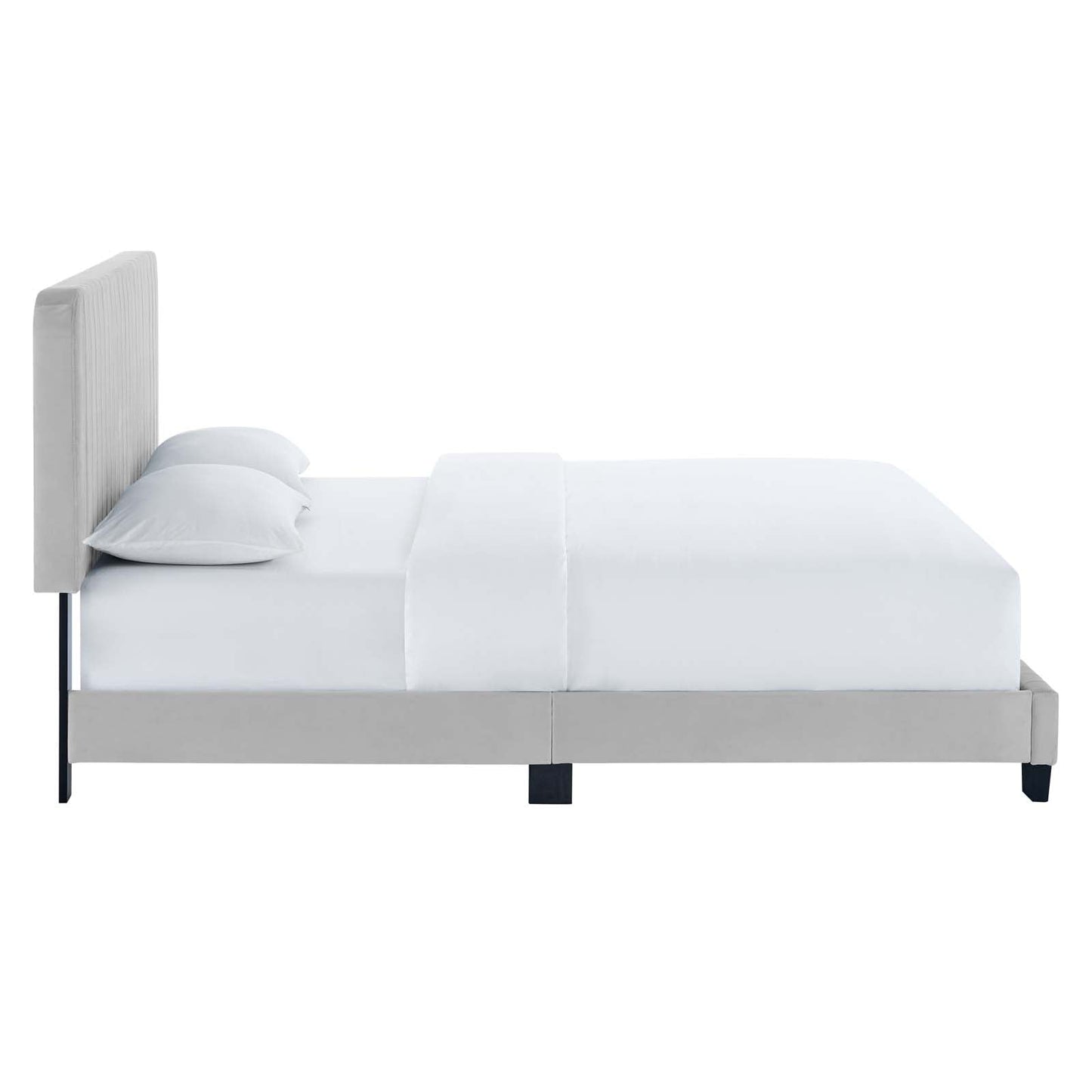 Celine Channel Tufted Performance Velvet Full Platform Bed by Modway