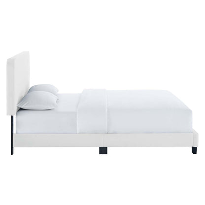 Celine Channel Tufted Performance Velvet Full Platform Bed by Modway
