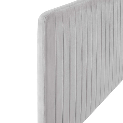 Milenna Channel Tufted Performance Velvet Twin Headboard by Modway