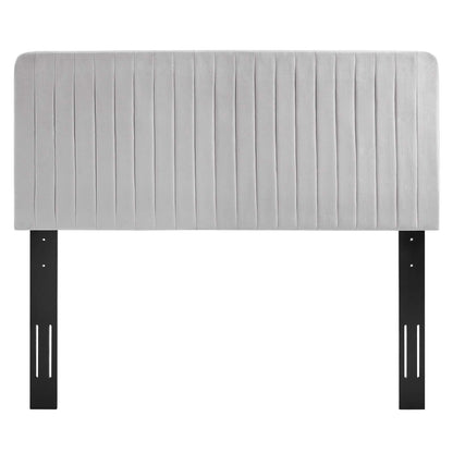 Milenna Channel Tufted Performance Velvet Twin Headboard by Modway