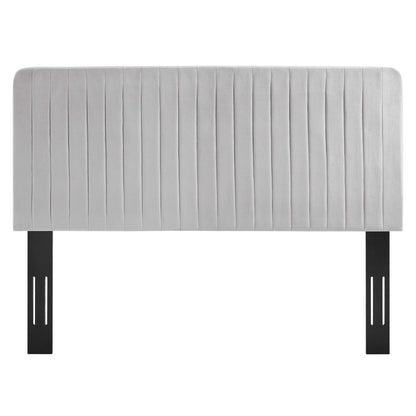 Milenna Channel Tufted Performance Velvet Twin Headboard by Modway