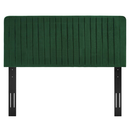 Milenna Channel Tufted Performance Velvet Full/Queen Headboard by Modway