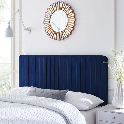 Milenna Channel Tufted Performance Velvet King/California King Headboard by Modway