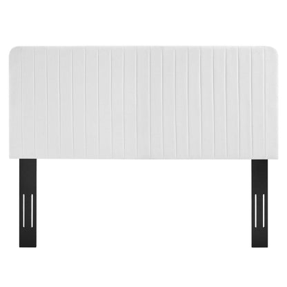 Milenna Channel Tufted Upholstered Fabric King/California King Headboard by Modway