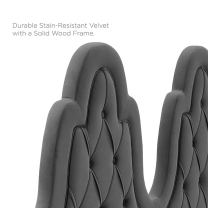 Augustine Tufted Performance Velvet Twin Headboard by Modway