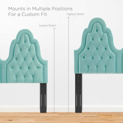 Augustine Tufted Performance Velvet Twin Headboard by Modway