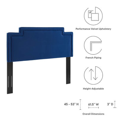 Transfix Performance Velvet Full/Queen Headboard by Modway