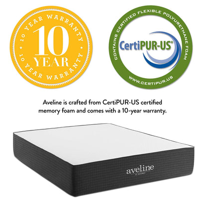 Aveline 14" Memory Foam King Mattress by Modway