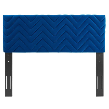Mercy Chevron Tufted Performance Velvet Full/Queen Headboard by Modway