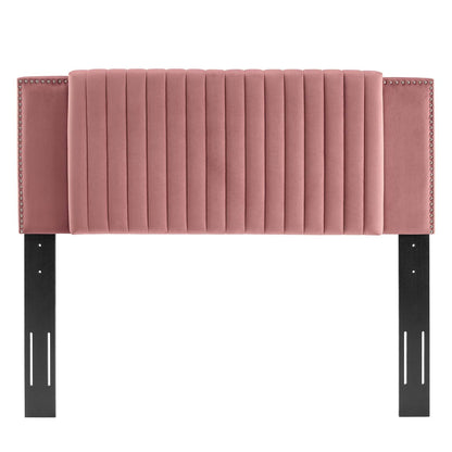 Felicity Channel Tufted Performance Velvet Twin Headboard by Modway