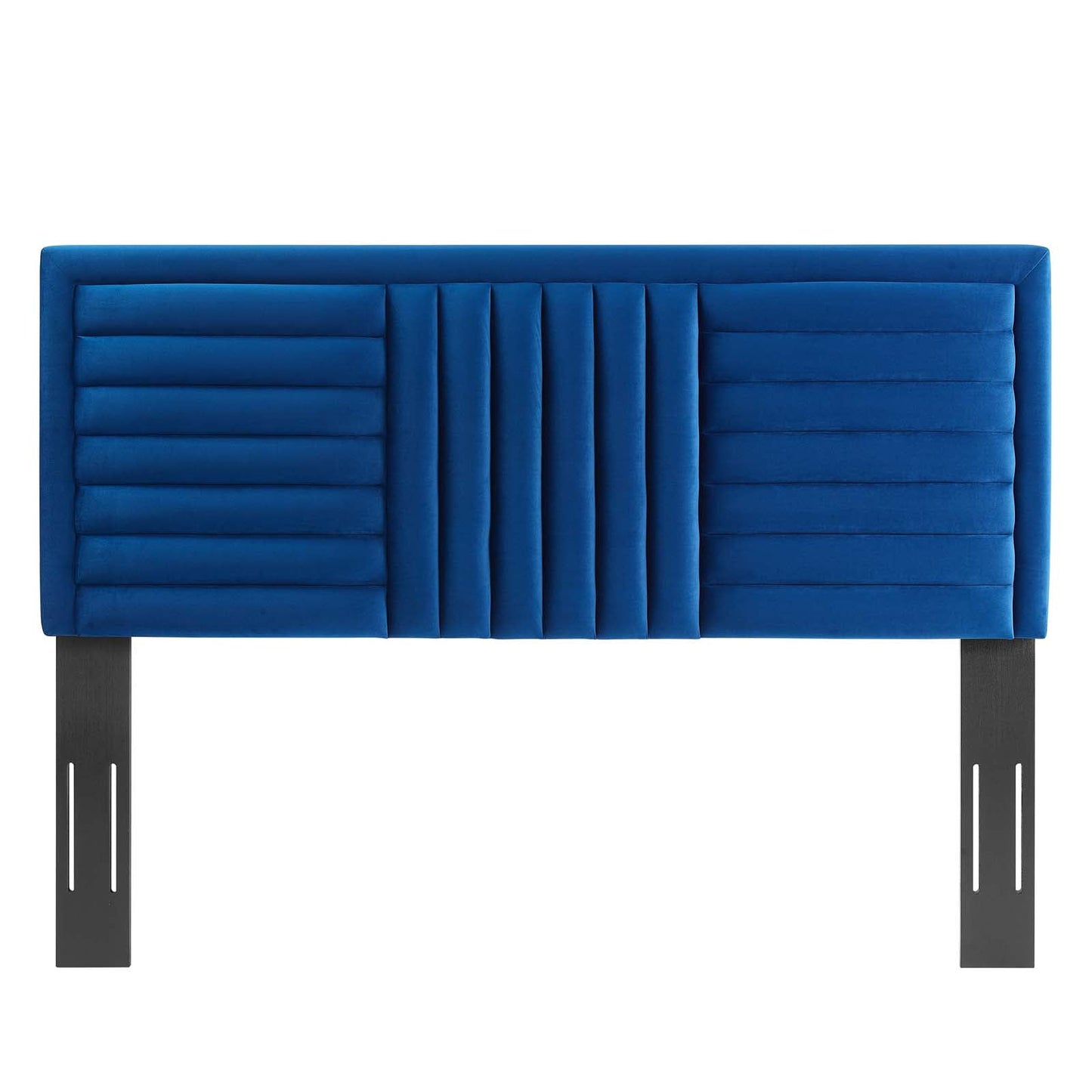 Believe Channel Tufted Performance Velvet Full/Queen Headboard by Modway
