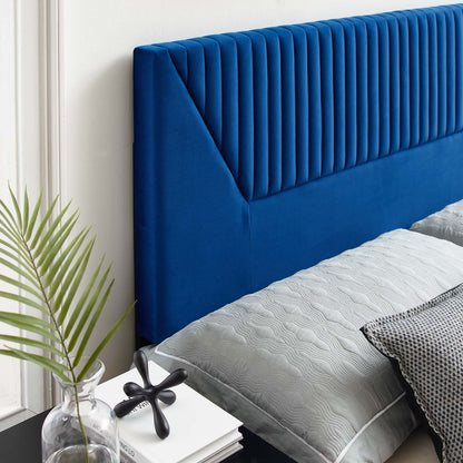 Patience Channel Tufted Performance Velvet King/California King Headboard by Modway